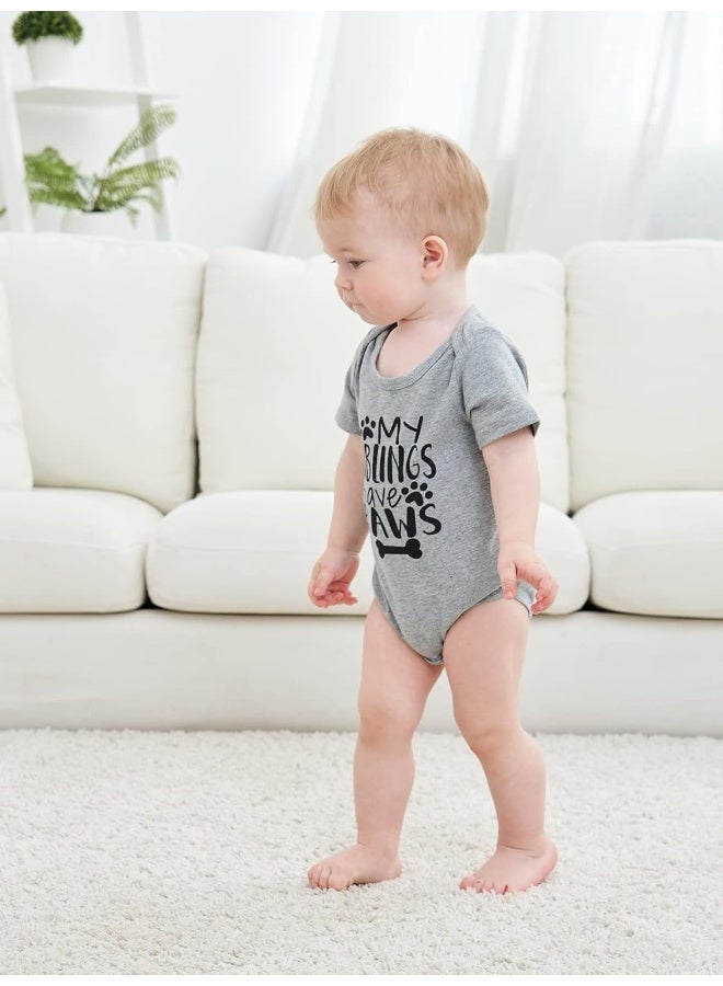 Funnycokid Funnycokid Baby Boys Girls Bodysuit  - Image 4