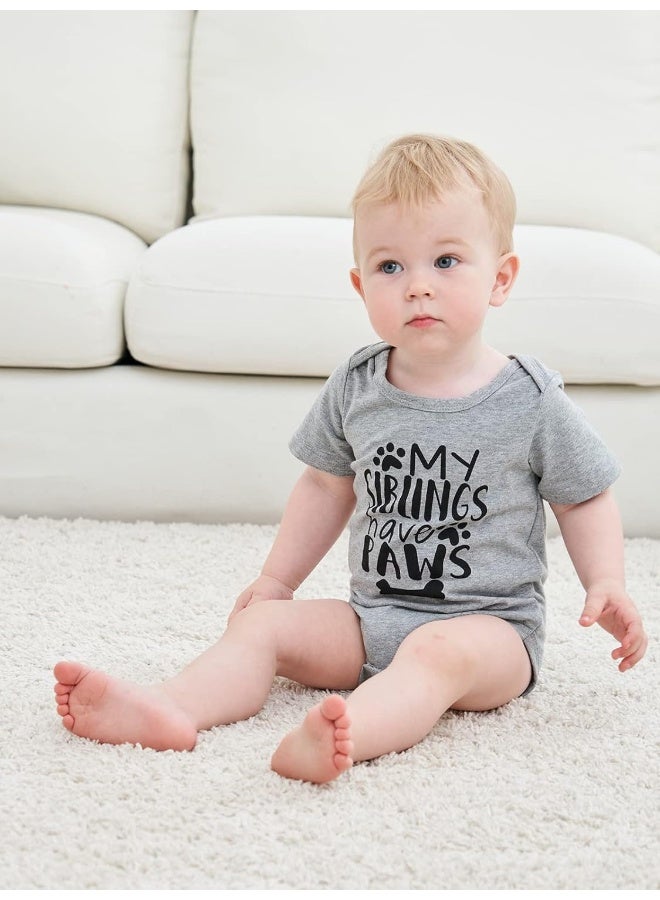 Funnycokid Funnycokid Baby Boys Girls Bodysuit  - Image 3