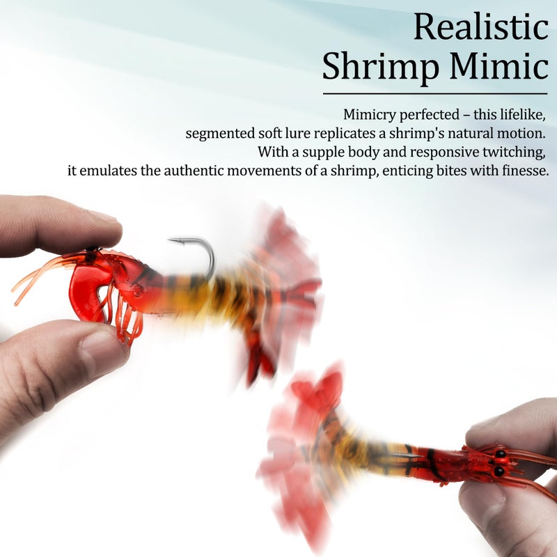 VMSIXVM Soft Fishing Lures Shad Minnow Swimbaits, Pre-Rigged Jig Heads Paddle Tail Swim Baits for Bass, Trout, Walleye, Crappie, Sinking Jigs Bait for Saltwater Freshwater, Fishing Gifts for Men - Image 3