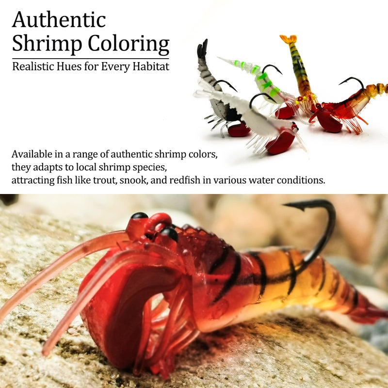 VMSIXVM Soft Fishing Lures Shad Minnow Swimbaits, Pre-Rigged Jig Heads Paddle Tail Swim Baits for Bass, Trout, Walleye, Crappie, Sinking Jigs Bait for Saltwater Freshwater, Fishing Gifts for Men - Image 2