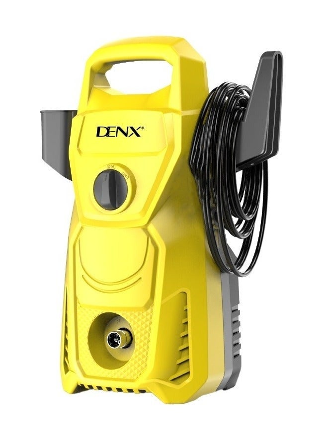 DENX DX3316 1600W High Pressure Washer, Electric Car Cleaner for Home & Garden, Portable with Wheels, Thermal Protection, Dual Filter, Quick-Install Connectors, Safe & Easy-to-Move Outdoor Cleaner - Image 5