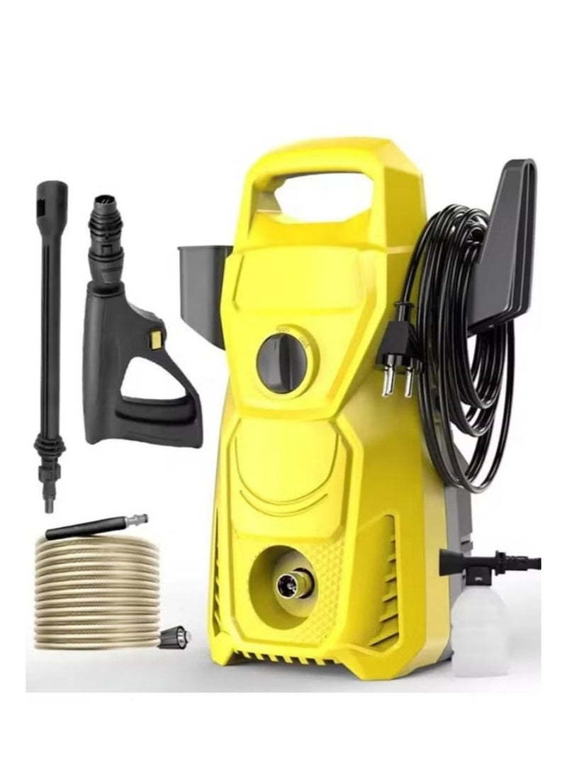 DENX DX3316 1600W High Pressure Washer, Electric Car Cleaner for Home & Garden, Portable with Wheels, Thermal Protection, Dual Filter, Quick-Install Connectors, Safe & Easy-to-Move Outdoor Cleaner - Image 1