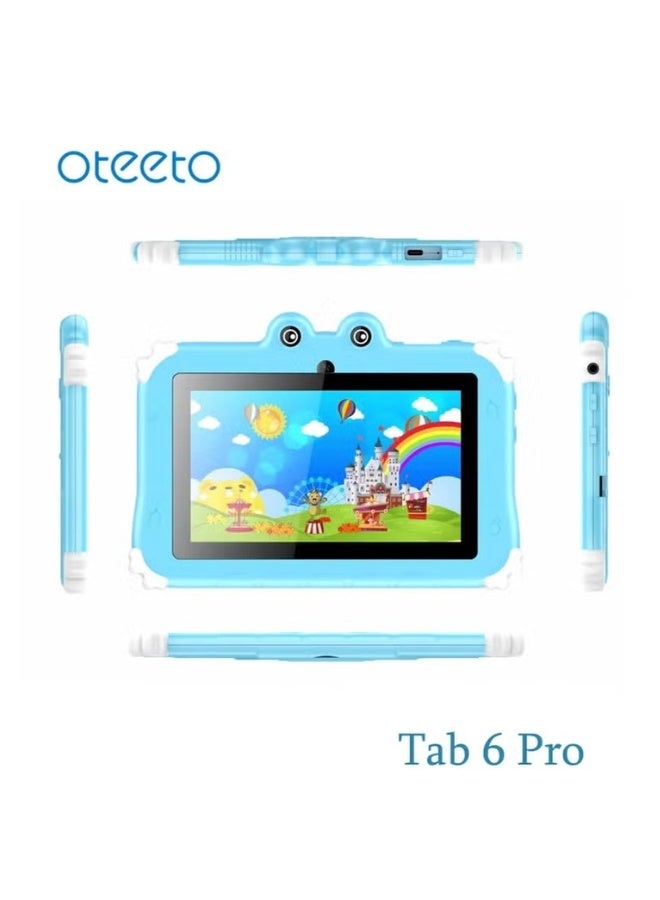 Oteeto Tab 6 Kids Android 13 Tablet | 7-Inch IPS HD Display | 4GB RAM + 128GB Storage | WiFi Connectivity | Durable Blue Kid-Proof Case | Educational Apps & Parental Controls | 3500mAh Battery | Lightweight Learning Tablet for Children Ages 3–12 - Image 4