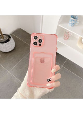 Transparent Card Holder For IPhone15Pro Max Apple 14 Mobile Phone Case 13/12 Can Hold Card 11 Soft Xs-Color:xym Card Coated Powder-Applicable Model:15Pro (without Packaging) - pzsku/Z32CCE29A5641560EF24FZ/45/_/1742462399/cb8e64d5-4d18-4276-838f-ca1abbdfbff7