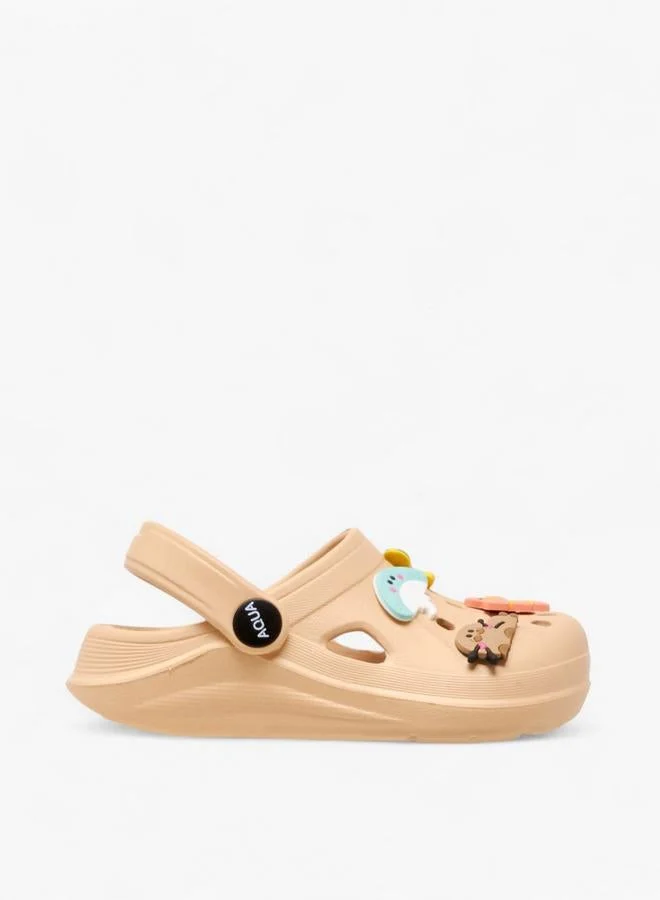 Aqua Boys Jibbitz Accent Clogs