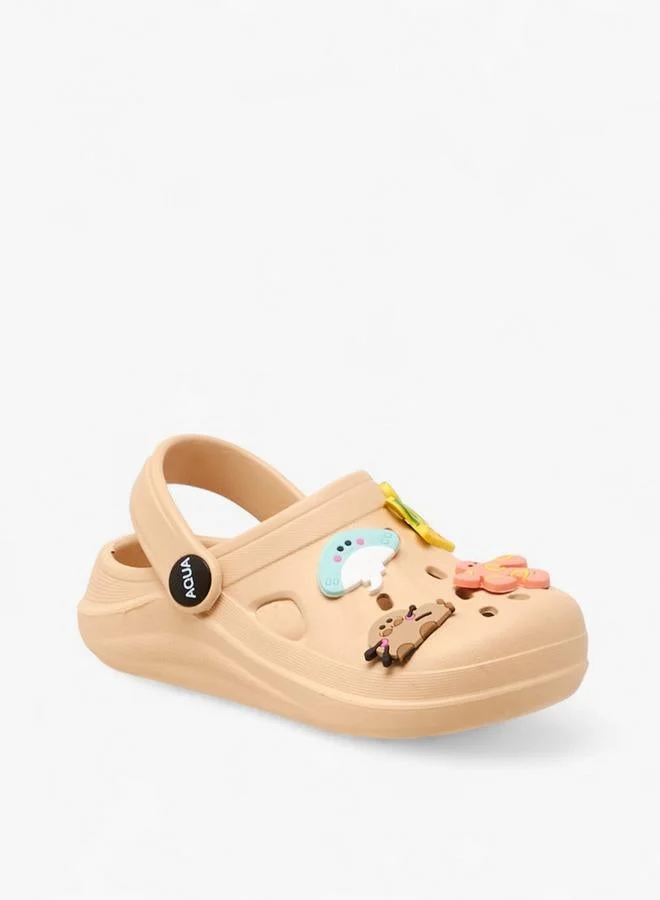 Aqua Boys Jibbitz Accent Clogs