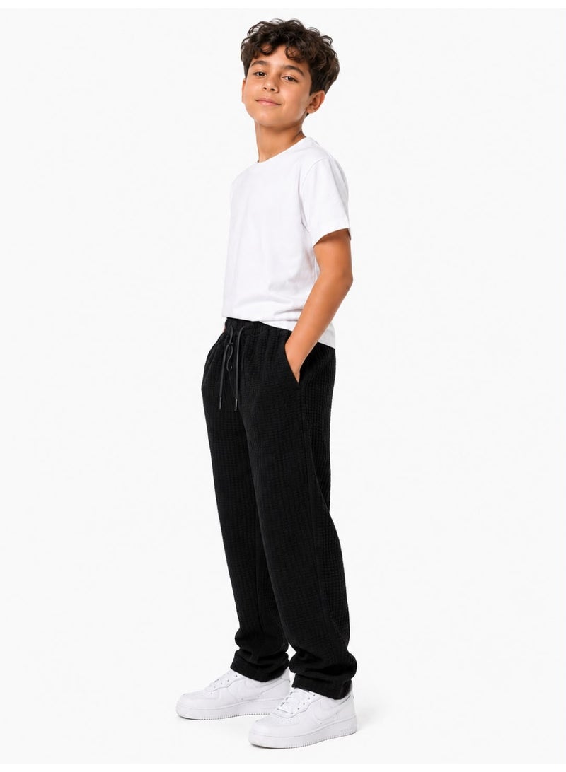 Caesar Boys' wide-leg trousers in Hashira fabric. - Image 2