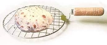 LMR3 Stainless Steel Wire RoasterRoaster net with ChimtaRoti Jari Roti Grill Papd Grill Chapati Grill Set of 2 - Image 2