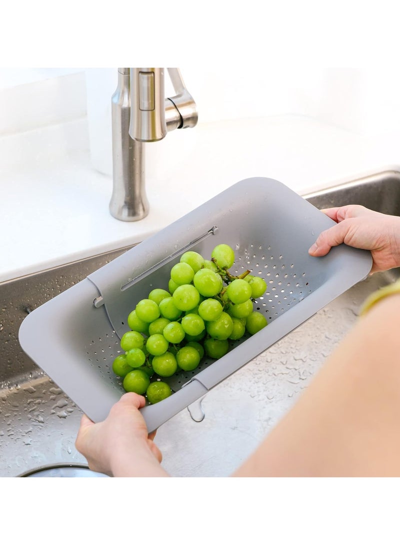 general Over the Sink Colander Strainer Basket - Wash Vegetables and Fruits, Drain Cooked Pasta and Dry Dishes - Extendable - New Home Kitchen Essentials - Image 5