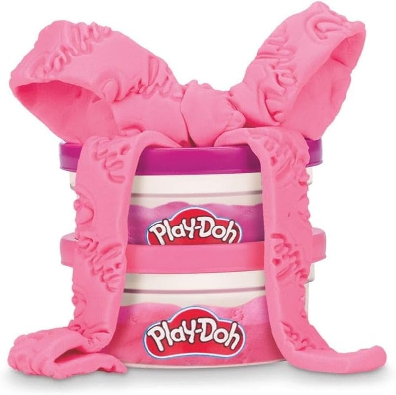 Play-Doh مجموعة باربي بلاي دو مع القلوب والشعر، اصنع ملابس الدمى مع مركب النمذجة و10 إكسسوارات أزياء، فنون وحرف للبنات والأولاد 5+ - Image 5
