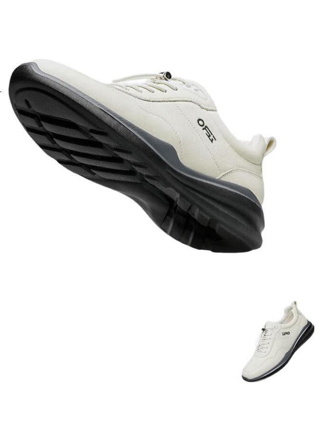 Zero Men'S Sneakers, Comfortable Versatile Thick-Soled Height-Increasing Breathable Low-Top Casual Shoes For Men, White, Size 41 - Image 2