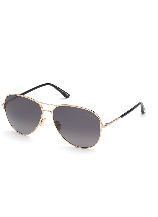 TOM FORD - نظارة شمسية بولارايزد للجنسين - FT082328D59 - مقاس العدسة: 59 ملم - Image 1