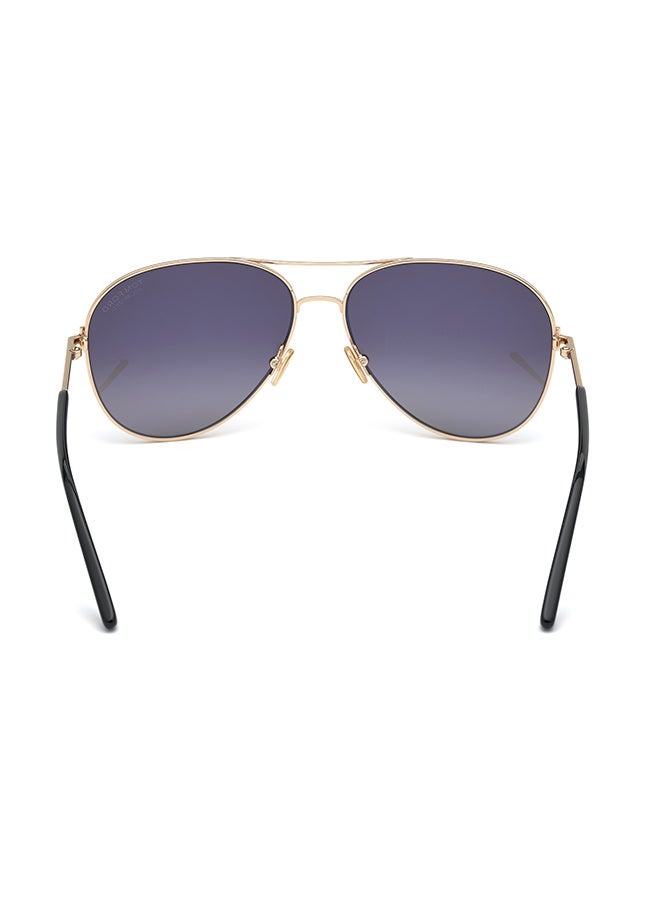 TOM FORD - نظارة شمسية بولارايزد للجنسين - FT082328D59 - مقاس العدسة: 59 ملم - Image 1
