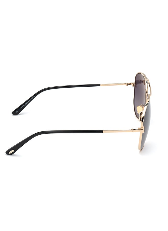 TOM FORD - نظارة شمسية بولارايزد للجنسين - FT082328D59 - مقاس العدسة: 59 ملم - Image 1