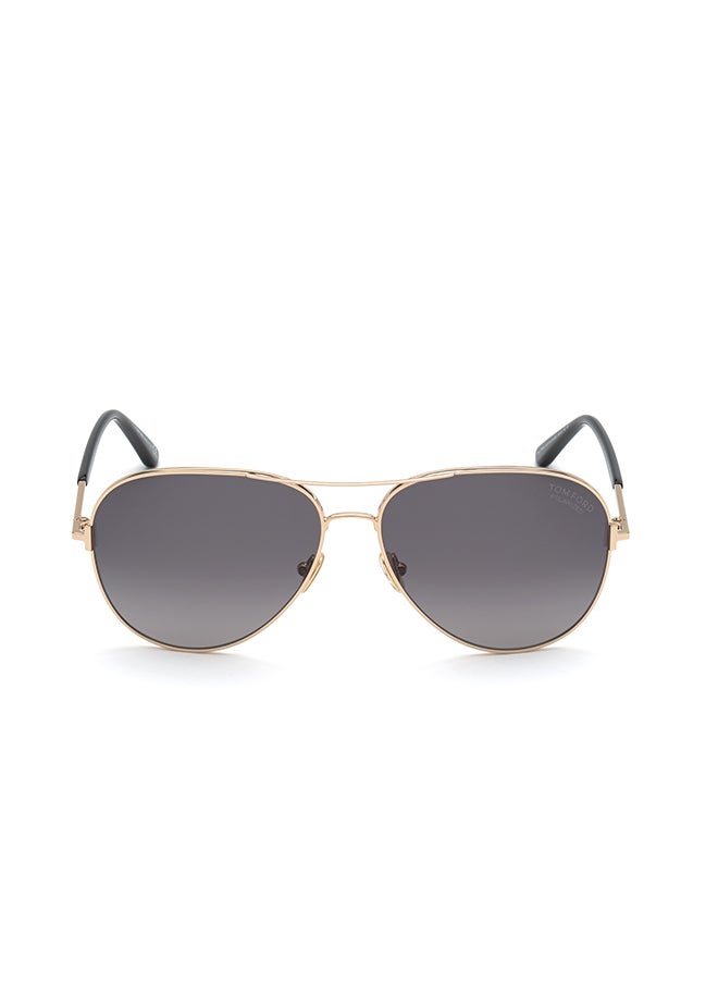 TOM FORD - نظارة شمسية بولارايزد للجنسين - FT082328D59 - مقاس العدسة: 59 ملم - Image 1