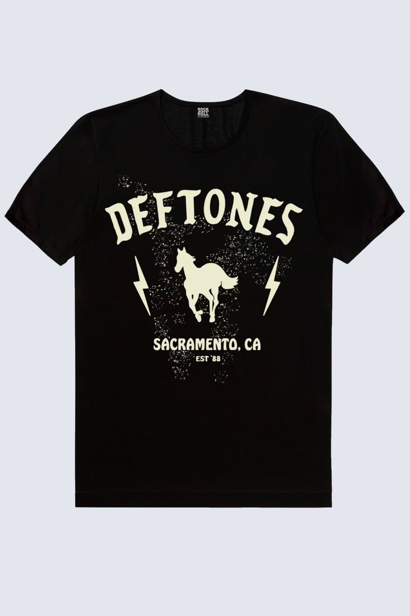 Deftones Black Short Sleeve Men's T-Shirt