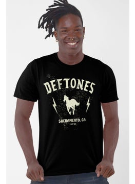 Rock&Roll Deftones Black Short Sleeve Men's T-Shirt  - Image 1