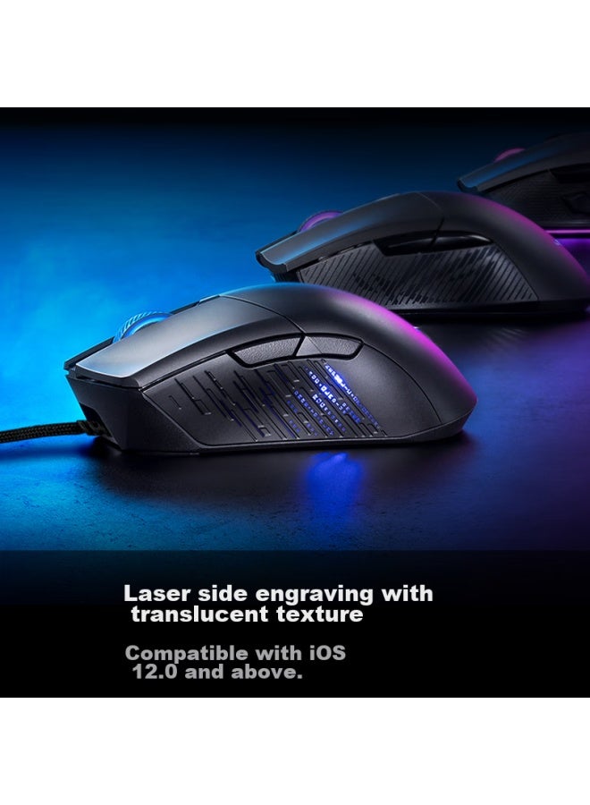 Rog Zhanren 3 Wired Edition, Lightweight Mouse, Black Myth： Wukong, Wired Gaming Mouse, Soft Umbrella Cord, Rgb Lighting Effects, Plug-and Micro Switch, 19000 Dpi - Image 3