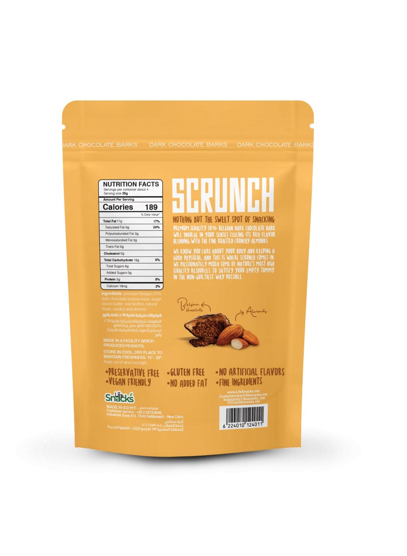 SCRUNCH Belgian Dark Chocolate With Almond - Image 2