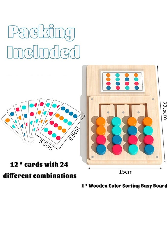 Garlo Color Matching Puzzle Toys, Montessori Brain Teasers Game for Kids Age 3, 4, 5, 6, 7 Years Old, Road Trip Toys for Boys & Girls, Handheld Games for Travel, Ideal Christmas, Birthday Gifts  - Image 2