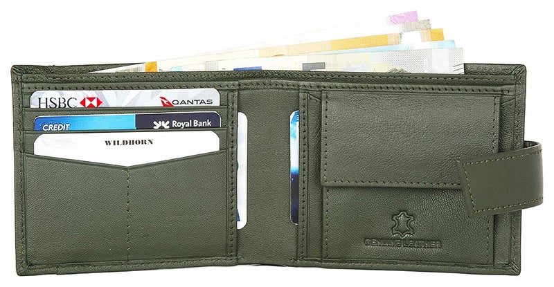 Wildhorn ® Leather Wallet & Blue Safiano Card Case Combo Gift Hamper for Men - Image 4