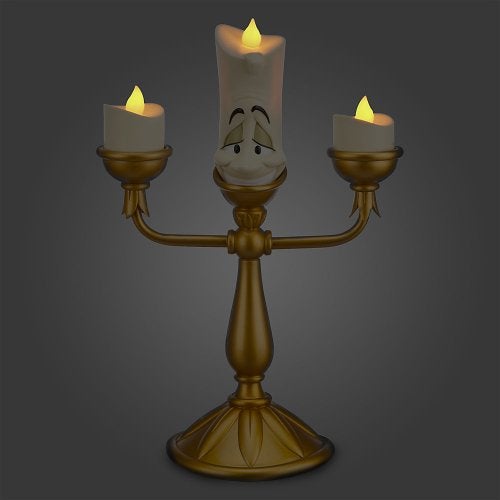 Disney Parks Exclusive Beauty and the Beast Light-Up Lumiere Candlestick Figure - Image 4