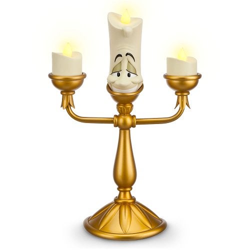 Disney Parks Exclusive Beauty and the Beast Light-Up Lumiere Candlestick Figure - Image 5