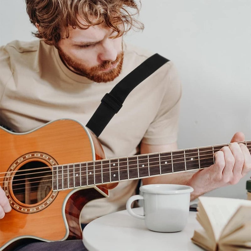 Device Of Urban Infotech أوتار جيتار مع حزام جيتار وقطع, مجموعة أوتار جيتار أكوستيك مكونة من 6 أوتار بديلة لجيتار أكوستيك, جيتار كهربائي / ملحقات جيتار باص - Image 5