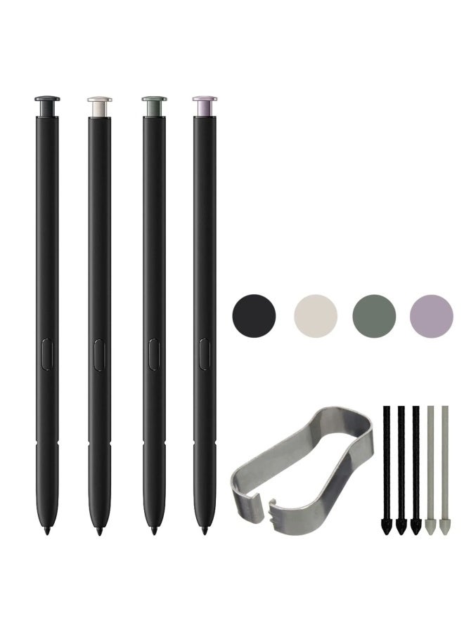 Loquat For SamsungS23Ultra Stylus Pen S918 Smart Pen No Bluetooth Remote Control Pen Touch Screen Compatible With Computer And Office-Color:Purple Boutique To Send A Set Of Pen Tips  - Image 1