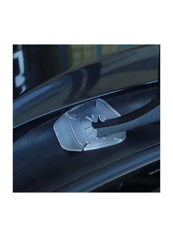 Generic 1-Pair Car Windshield Wiper Hole Protective Cover,Wiper Bottom Dustproof Sleeve Protection,Leaves Debris Prevention Cover  - Image 4