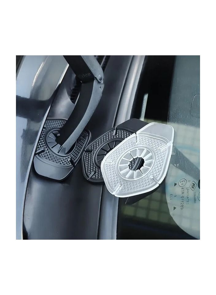 Generic 1-Pair Car Windshield Wiper Hole Protective Cover,Wiper Bottom Dustproof Sleeve Protection,Leaves Debris Prevention Cover  - Image 5