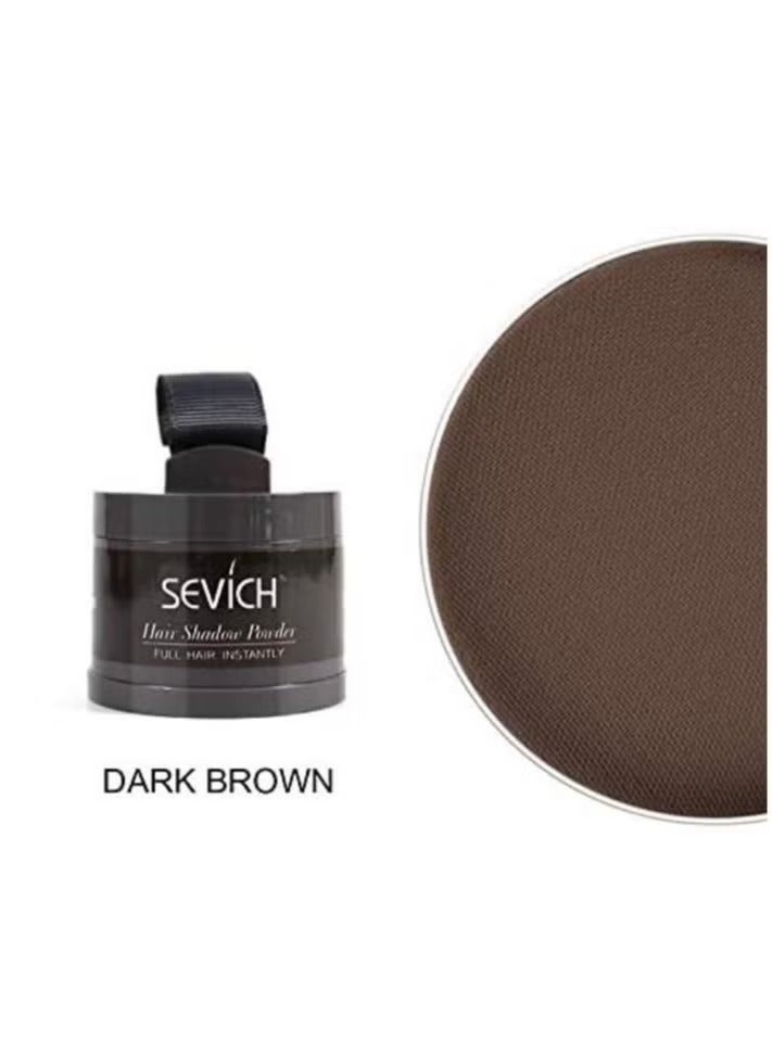 Sevich Instantly Hairline Shadow Hairline Powder Quick Cover Hair Root Concealer Eyebrows & Beard Line Hair Root Touch Up for Thinning Hairline Windproof & Sweatproof (Dark Brown) - Image 2