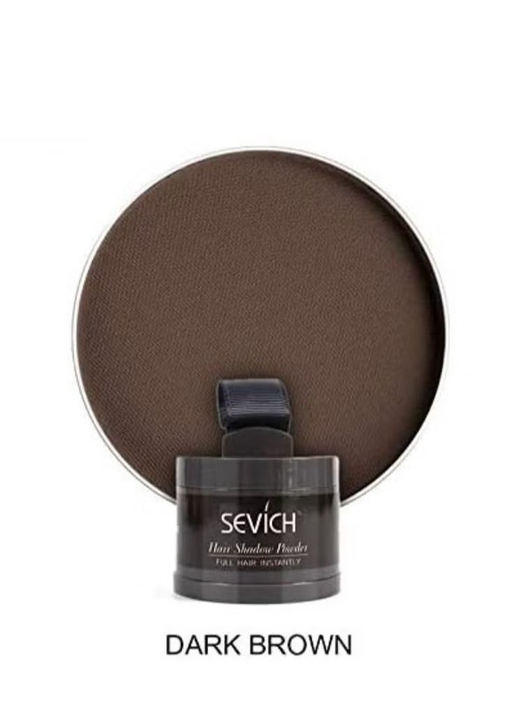 Sevich Instantly Hairline Shadow Hairline Powder Quick Cover Hair Root Concealer Eyebrows & Beard Line Hair Root Touch Up for Thinning Hairline Windproof & Sweatproof (Dark Brown) - Image 3