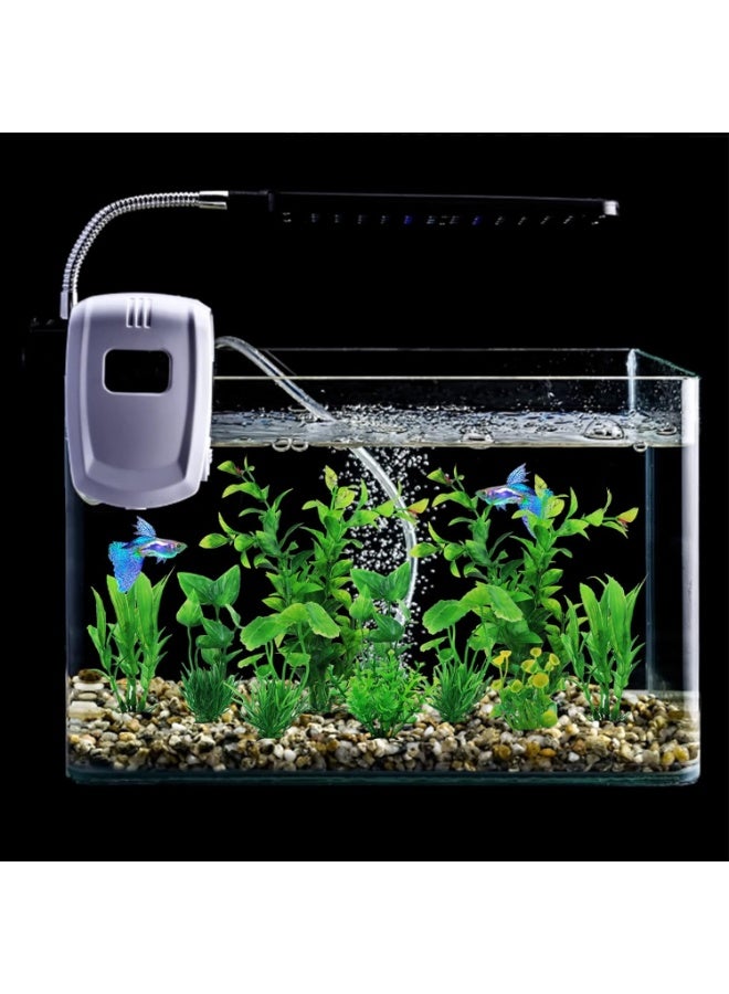 Artificial Fish Tank Plants, 10pcs Plastic Aquarium Decorations for Fish Tank Ornament, Non-Toxic Safe Fake Plants - Image 3