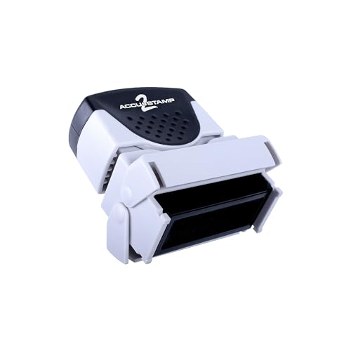 AccuStamp ختم رسالة لا تنحني ACCU-STAMP2، ختم ذاتي الحبر بلون واحد مع غالق للاستخدام التجاري والتجزئة والشخصي، حبر أحمر ساطع (035633) - Image 4