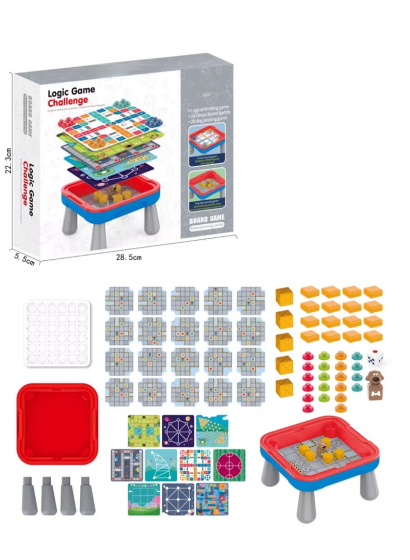Baby Concentration Board Game Learning Table Children's Logic Game Big Breakthrough Early Education Children Montessori Teaching Aids  - Image 3