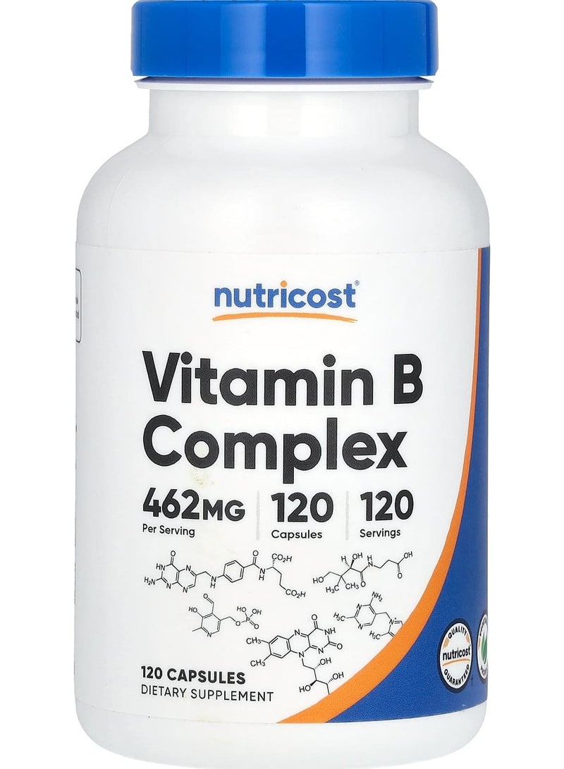 Vitamin B Complex, 462 mg, 120 Capsules