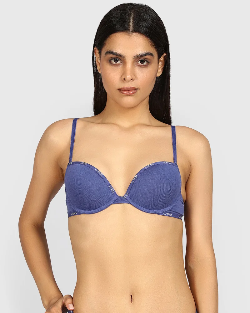 La Senza La Senza Remix Pushup Cotton Plunge Bra