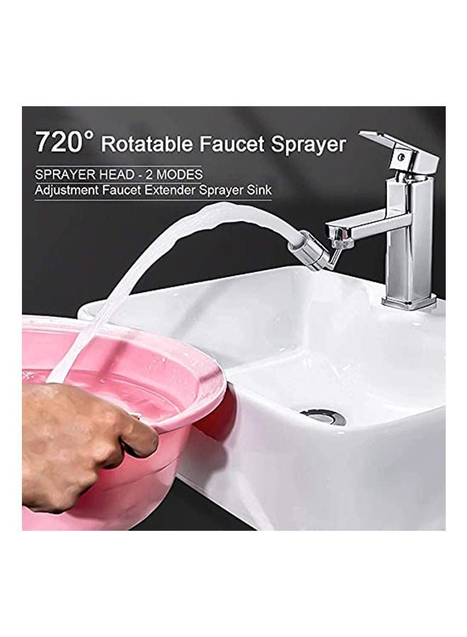 حنفية فلتر سبلاش العالمية 720 درجة تصميم مانع للتسرب في الصنبور للمطبخ والحمام - Image 3