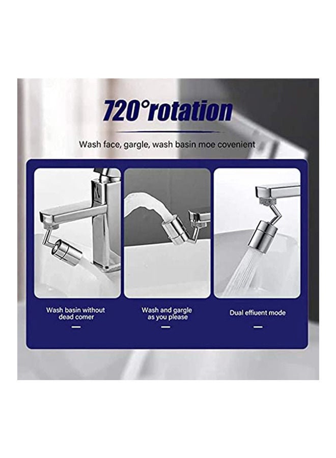 حنفية فلتر سبلاش العالمية 720 درجة تصميم مانع للتسرب في الصنبور للمطبخ والحمام - Image 5