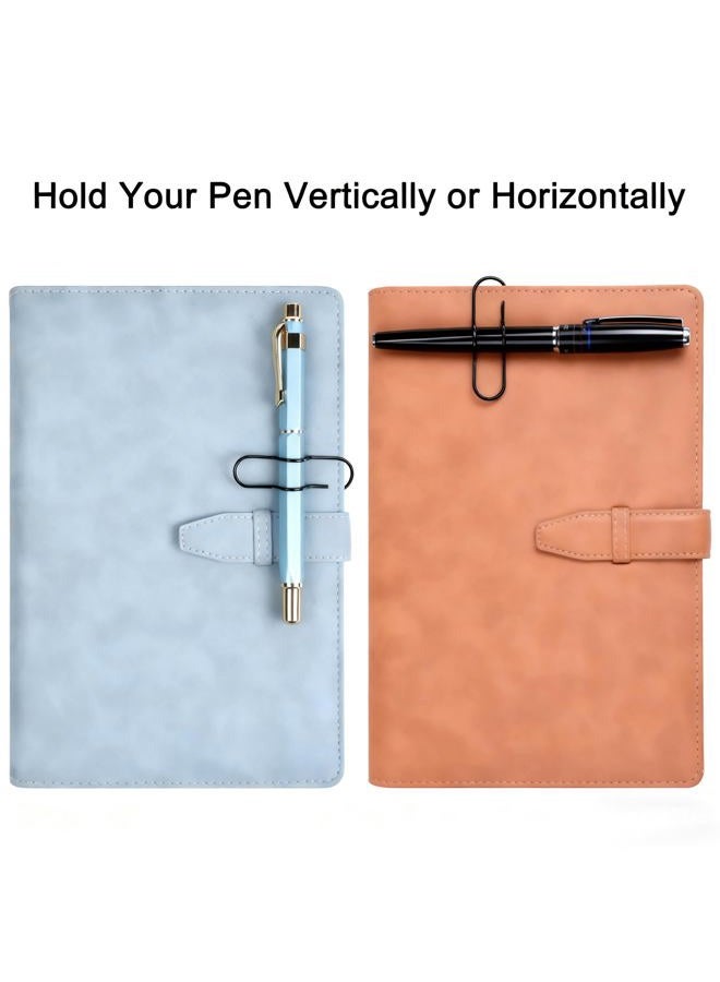 Wisdompro Pen Clip, 12 Pack Stainless Steel Pen Clip Holder for Notebook, Books, Journal, Clipboard, Paper, etc. - 2.6 x 0.7 inch (Black) - Image 4