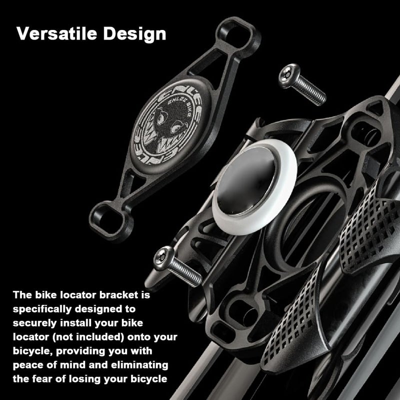 Multifunctional Anti Theft Bicycle Locator Mount Bracket With Wrench And Screws Black - Image 5
