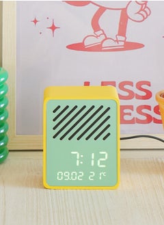 Steepletone Steepletone Rise Play Digital Alarm Clock Bluetooth Speaker Customizable Display Temperature Reading Home Decor  - Image 1