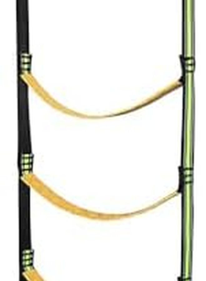 Four Steps Portable Boat Ladder For Outboards Inflatable Boat And Kayak Fluorescent Green - Image 2