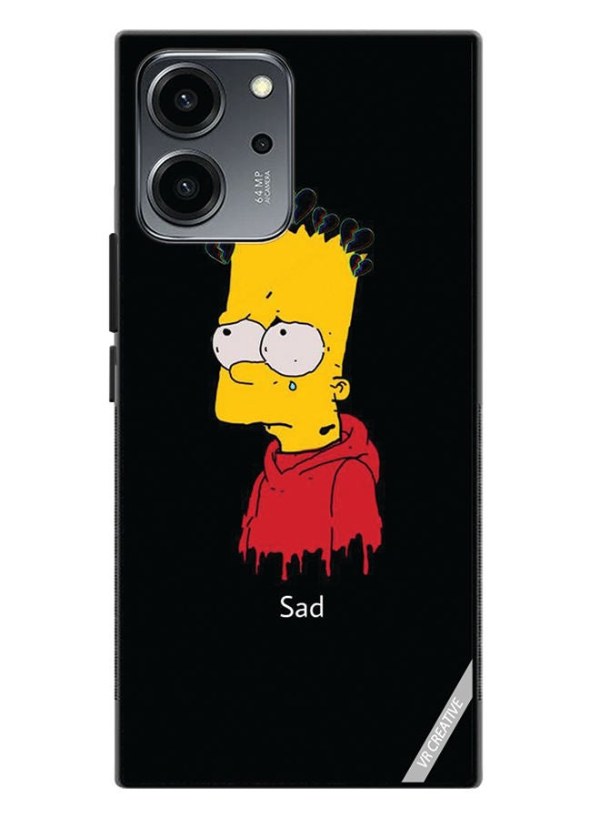 VR CREATIVE Protective Case Cover For Honor 80 SE Sad Design Multicolour - Image 1