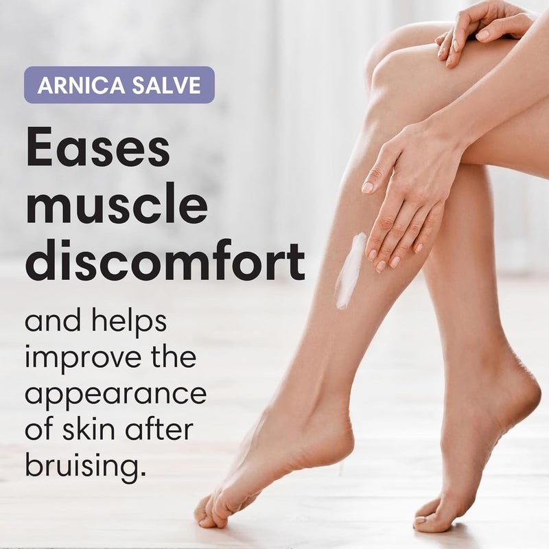 ShiKai Arnica Salve 17 oz Soothing Arnica Cream for Muscle Bruising Moisturizing Body Barrier Lotion with Eucalyptus Shea Butter Beeswax - Image 2