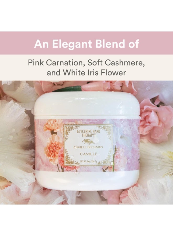 Camille Beckman Glycerine Hand Therapy Cream, Signature Camille, 8 Ounce - Image 3