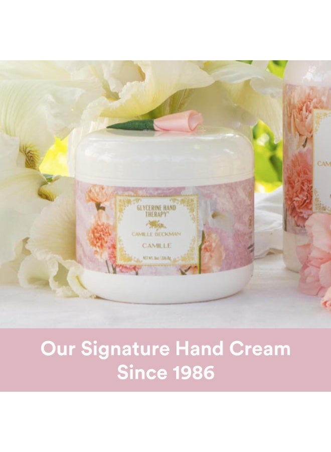 Camille Beckman Glycerine Hand Therapy Cream, Signature Camille, 8 Ounce - Image 5