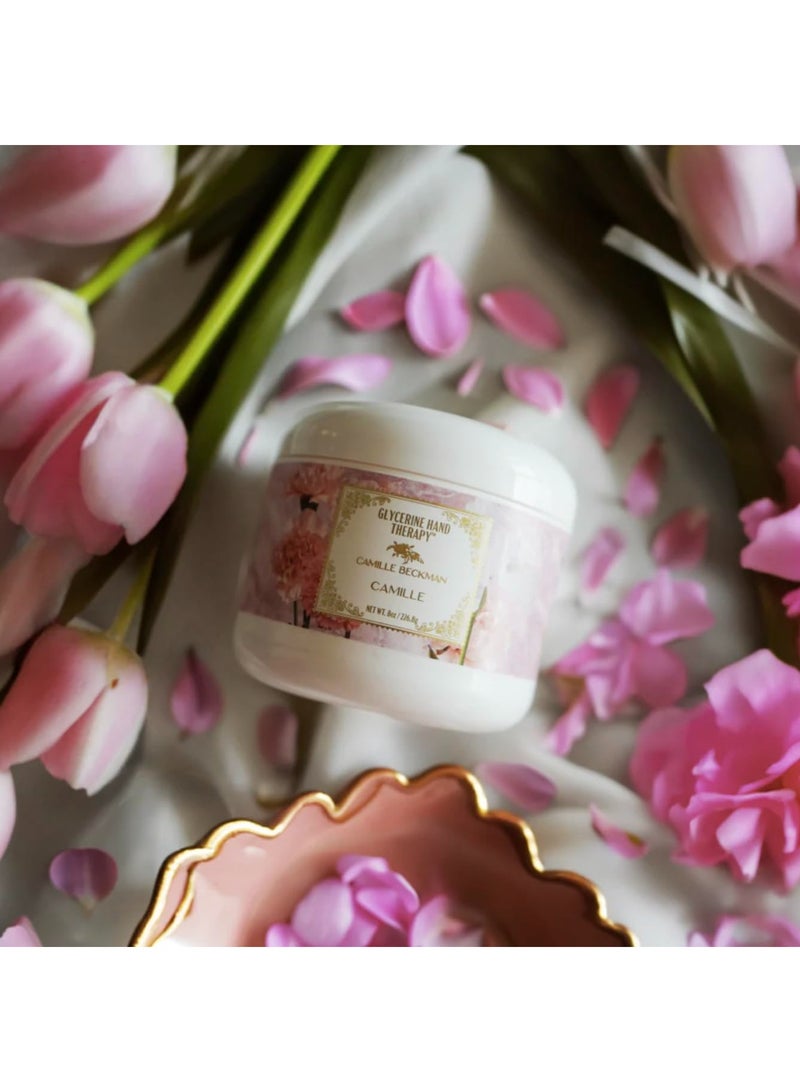 Camille Beckman Glycerine Hand Therapy Cream, Signature Camille, 8 Ounce - Image 2