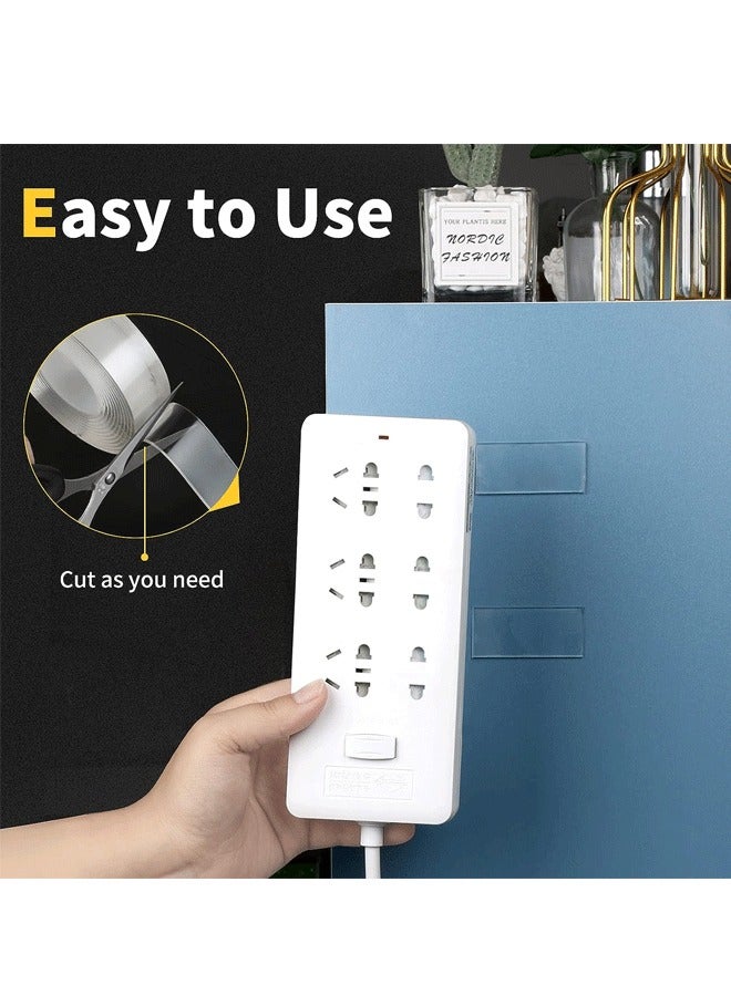 LINJIE Double Sided Removable Mounting Adhesive Tape Clear 2PC - Image 4